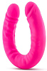 Розовый двусторонний фаллоимитатор Blush Novelties 18 inch Silicone Slim Double Dong BL-32290 (45,7 см)