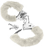 Меховые белые наручники Pipedream Beginner s Furry Cuffs PD3800-19