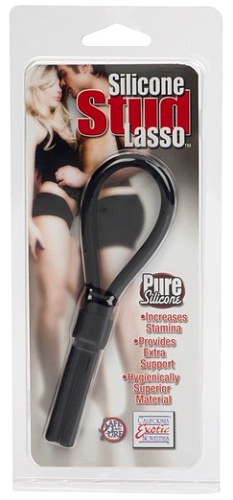 Чёрное силиконовое лассо на пенис California Exotic Novelties SE-1408-03-2