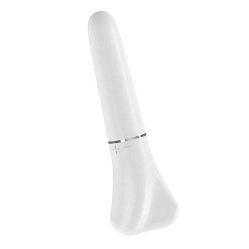 Белый вибратор с загруглённым кончиком OVO D1 WHITE