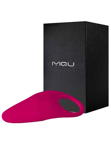 Малиновое эрекционное виброкольцо Iyiqu IYQ-YKF-01