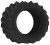 Чёрное эрекционное кольцо Shots Media BV SONO №40 SON040BLK