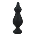 Чёрная фигурная анальная пробка Adrien Lastic AMUSE BLACK L 20269 (13,8 см)