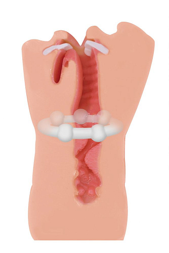 Мастурбатор-ротик телесного цвета Lola toys Hot Babe 2101-02Lola