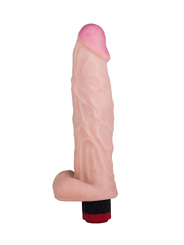 Вибромассажёр из киберкожи телесного цвета Сумерки богов №51 3202-51 BX DD (25,5 см)