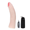 Фаллоимитатор-реалистик телесного цвета с виброяичком Baile BW-001022 (19 см)