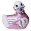 Бело-розовый вибратор-уточка Big Teaze Toys I Rub My Duckie Bondage Travel Size 10185