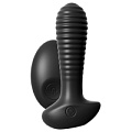 Чёрный анальный вибромассажёр на пульте ДУ Pipedream Remote Control Anal Teaser PD4786-23 (11,9 см)