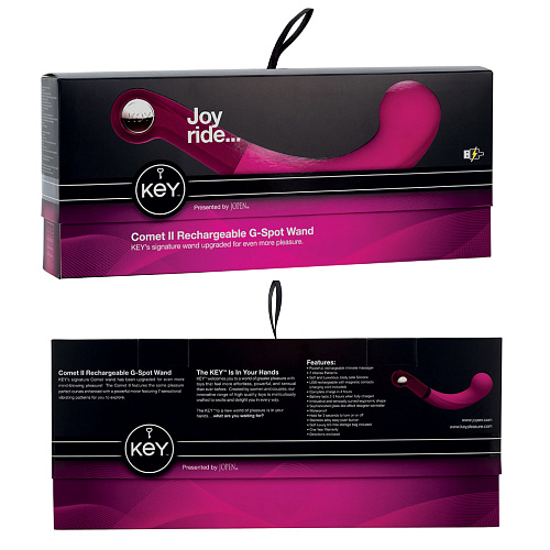 Розовый вибратор для точки G Jopen COMET II JO-8071-00-3