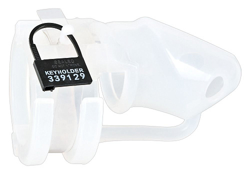 Белый набор для мужского пояса верности Orion Cock Cage Set 0533114