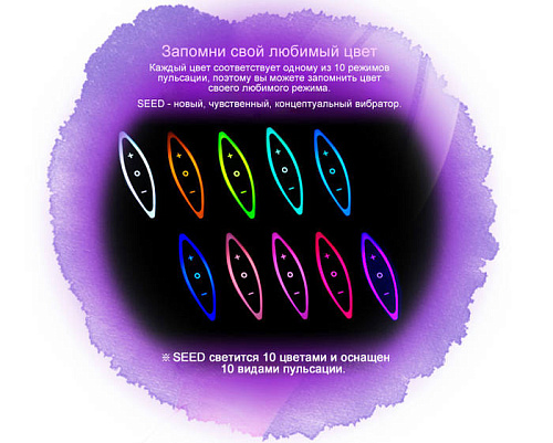 Золотой с черным вибромассажёр ZINI SEED ZV043