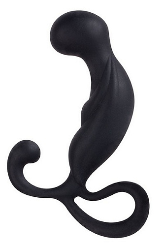 Чёрный анальный стимулятор Dream Toys BULBED INTRUDER 20730 (9 см)