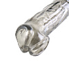 Дымчатая закрытая насадка-реалистик Sextoy 2011 00518 B