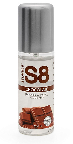 Смазка на водной основе со вкусом шоколада Stimul8 Flavored Lube STF7407choc (125 мл)