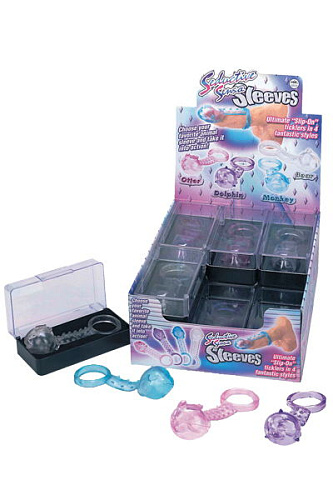 Эластичная насадка на пенис с рельефом NMC 170099