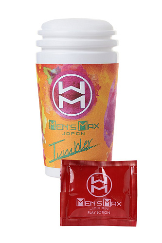 Мастурбатор-стаканчик белого цвета Men sMax Tumbler Splash MM-25