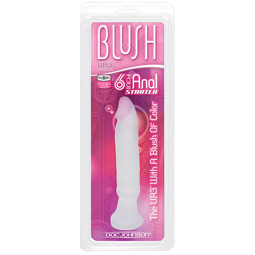 Белый анальный фаллос Doc Johnson Blush ULTRASKYN 6 Anal Starter 0278-01-CD (14 см)