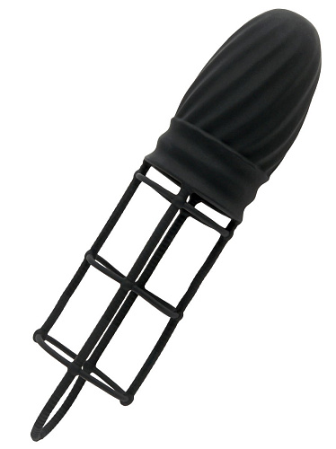 Чёрная насадка Pipedream Silicone Gladiator Extension PD4138-23 (14 см)