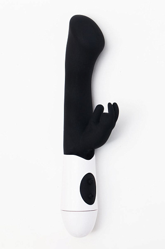 Чёрный силиконовый стимулятор точки G 4sexdreaM 47494 (19 см)