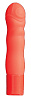 Оранжевый мини-вибромассажёр Dream Toys NEON BLISS VIBRATOR 20753 (9 см)