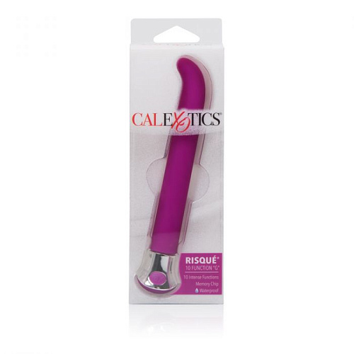Фиолетовый вибратор California Exotic Novelties 10-Function Risque G Vibes SE-0560-50-3 (14,5 см)