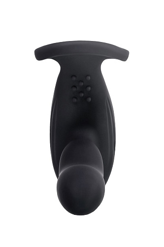 Чёрный стимулятор простаты с вибрацией Levett Maud 15049