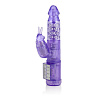 Фиолетовый вибромассажёр с клиторальным кроликом California Exotic Novelties My First Jack Rabbit SE-0610-10-3 (21 см)
