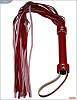 Красный кожаный флогер с 21 хвостом X-Market Ltd 69721 (56 см)
