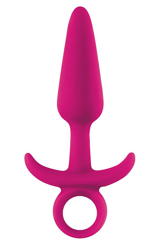 Розовая анальная пробка с держателем NS Novelties INYA Prince Small NSN-0551-34 (11,4 см)