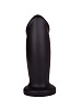 Чёрный анальный плаг фаллической формы LOVETOY (А-Полимер) 428300 (13,7 см)