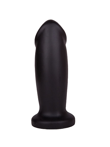Чёрный анальный плаг фаллической формы LOVETOY (А-Полимер) 428300 (13,7 см)