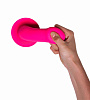 Ярко-розовый фаллоимитатор двойной плотности Adrien Lastic Hitsens 2 24011 (16,7 см)