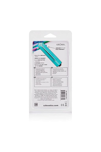Голубая вибропуля со скошенным кончиком California Exotic Novelties Kroma Bullets SE-0066-20-2