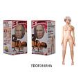 Кукла надувная телесного цвета с вибрацией в полный рост NMC «Кайенн Клёр»  FDDF018RHA