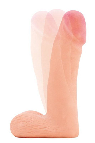 Изгибаемый дилдо телесного цвета ToyFa RealStick #231 962031 (21 см)