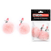 Зажимы для сосков с розовым пушком Bior toys NTB-80605