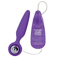 Сиреневая анальная вибропробка California Exotic Novelties Booty Call Booty Glider SE-0395-10-3