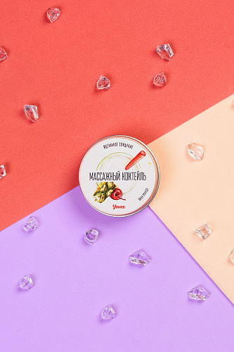 Массажная свеча с ароматом пина колады ToyFa «Массажный коктейль» 722001