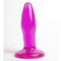Фиолетовая анальная пробка с широким основанием 4sexdreaM 47066 (10 см)