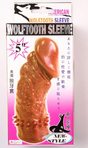 Телесная насадка с шипами Baile WolfTooth Sleeve BI-016002-1002S (12,7 см)
