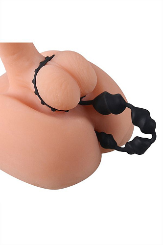 Чёрная анальная цепочка S-HANDE Lala SHD-033 (23,1 см)