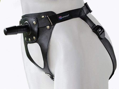 Универсальный мягкий пояс с насадкой LOVETOY (А-Полимер) Hard brutal BDSM-КОНСУЛ 980500 (17 см)