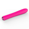 Металлический розовый вибратор с силиконовой насадкой Nalone CiCi VS-VR39 (16,5 см)