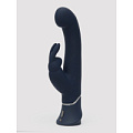 Темно-синий вибратор-кролик Fifty Shades of Grey Greedy Girl Real-Feel Rabbit Vibrator FS-80006 (25,4 см)