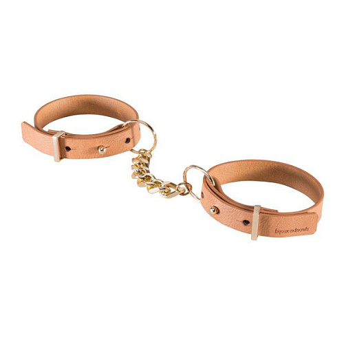 Бежевые наручи Bijoux Indiscrets MAZE THIN HANDCUFFS 0210