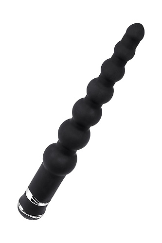 Чёрный анальный вибростимулятор ToyFa ZL06 (35 см)