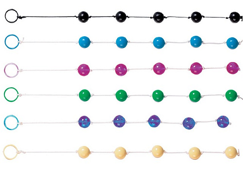 Анальная цепочка с пятью звеньями Seven Creations 135L-BCDSC