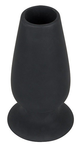 Большая пробка с тоннелем в чёрном цвете Orion Lust Tunnel Plug XL 0525715 (13 см)