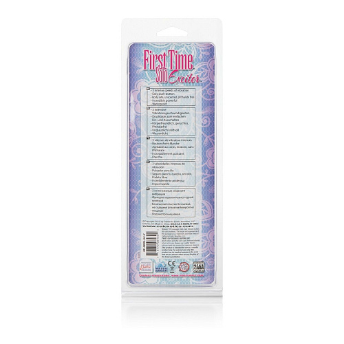 Розовый вибромассажёр California Exotic Novelties First Time Solo Exciter SE-0004-54-2 (16 см)
