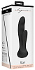 Чёрный вибратор Shots Media BV G-Spot and Clitoral Vibrator Flair ELE013BLK (17,5 см)